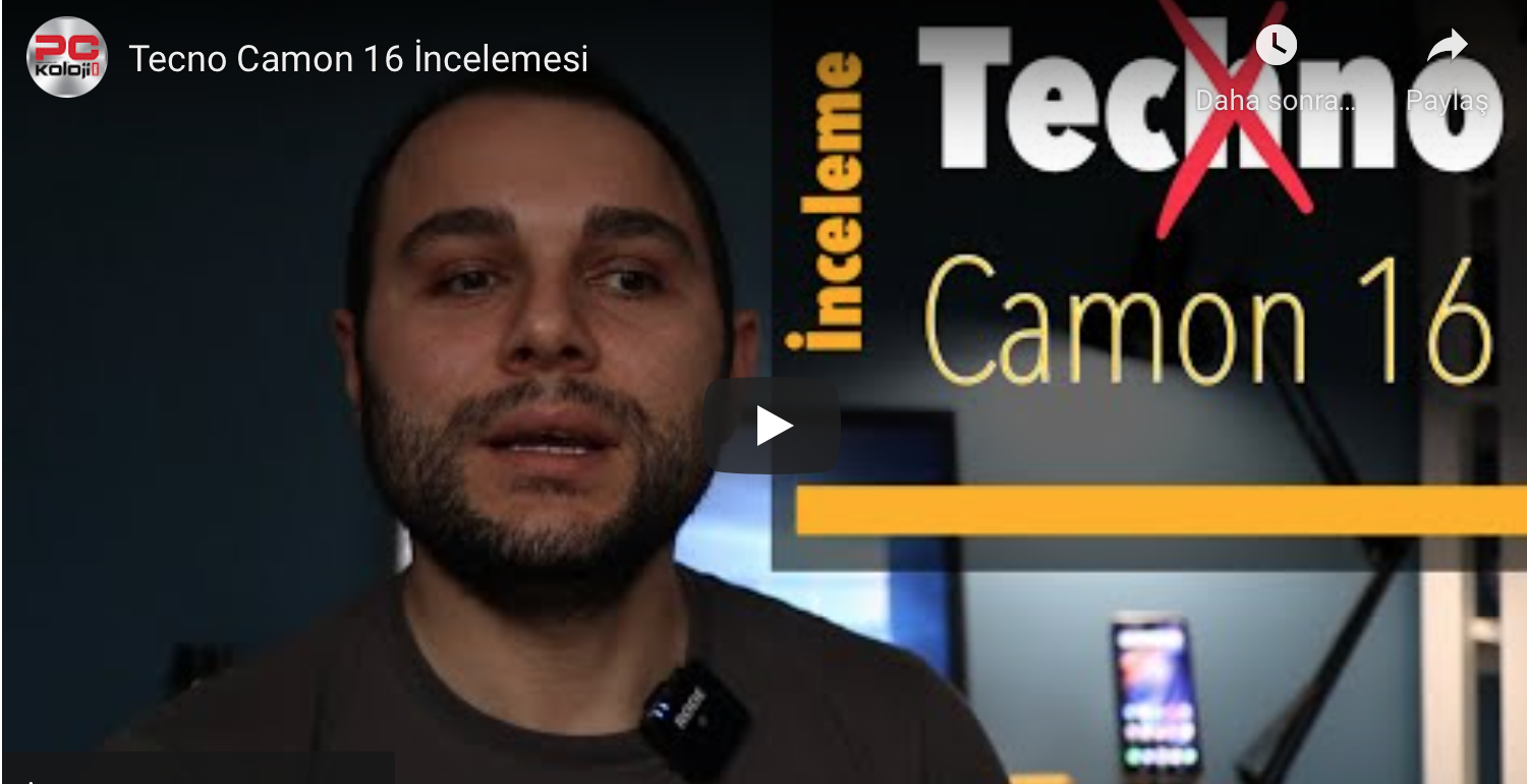 Tecno Camon 16 inceleme