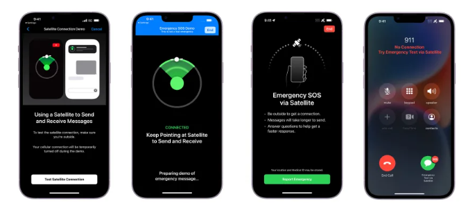 Apple, Demo Modunda Uydu Aracılığıyla Acil SOS Metinleri Gönderme Alıştırması Yapmanızı Sağlıyor