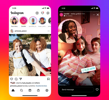 Instagram, BeReal Klonu Candid Stories’i Piyasaya Sürdü
