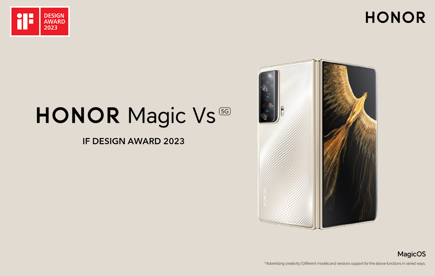 HONOR Magic Vs ile iF Tasarım 2023 Ödülü