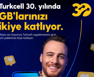 Turkcell 30. yılında GB’ları ikiye katlıyor