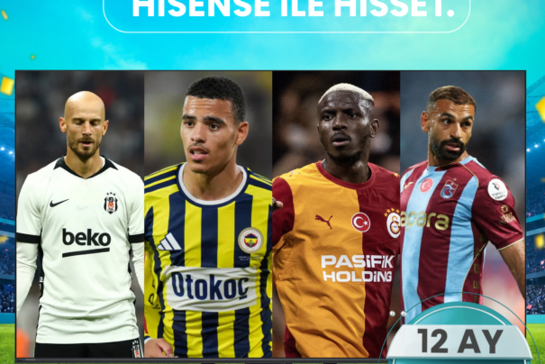 Hisense’den Spor ve Eğlence Dolu Kampanya: Hisense TV Satın Alımlarında 12 Aylık TOD Süper Dolu Paketi Hediye*